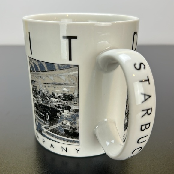 Starbucks 2003 City Scenes Series Barista Detroit Michigan Coffee Tea Mug Cup - Picture 4 of 8